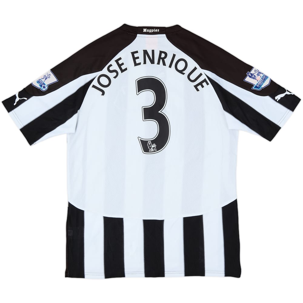 2010-11 Newcastle Home Shirt Jose Enrique #3 - 7/10 - (M)