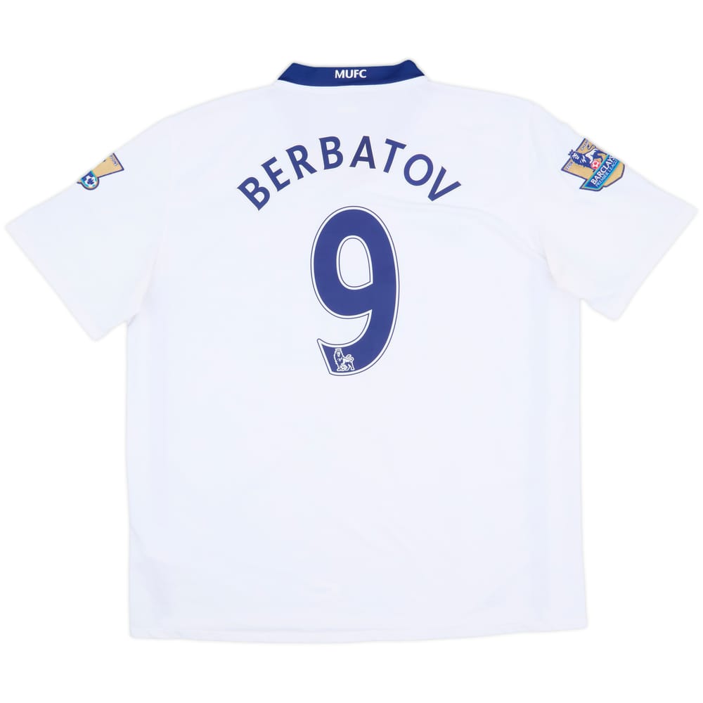 2008-10 Manchester United Away Shirt Berbatov #9 - 8/10 - (XL)