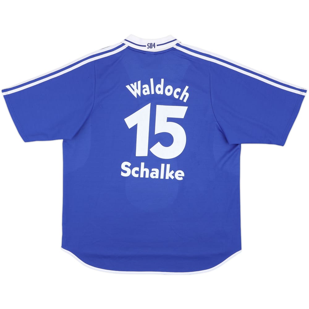 2000-01 Schalke Home Shirt Waldoch #15 - 7/10 - (XXL)