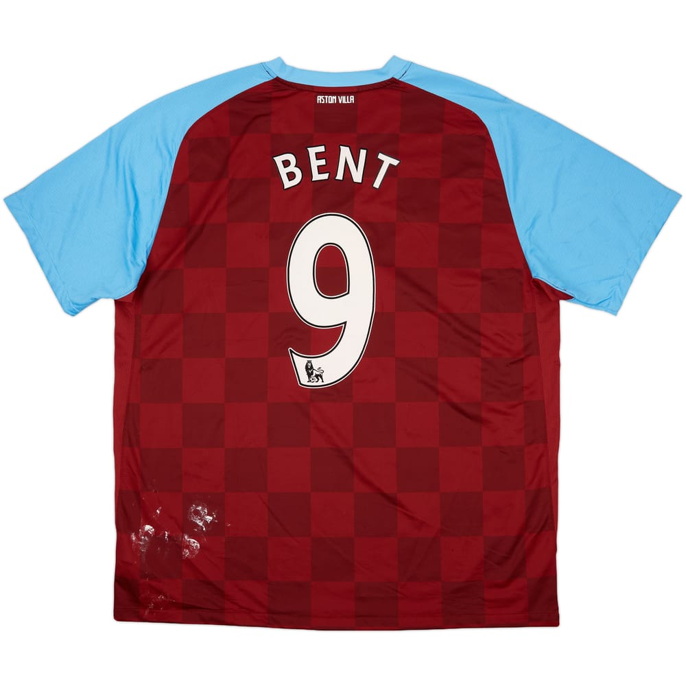 2011-12 Aston Villa Home Shirt Bent #9 - 4/10 - (XXL)