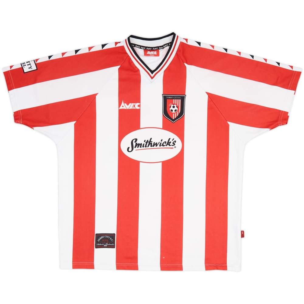 1999-00 Derry City Home Shirt - 6/10 - (L)