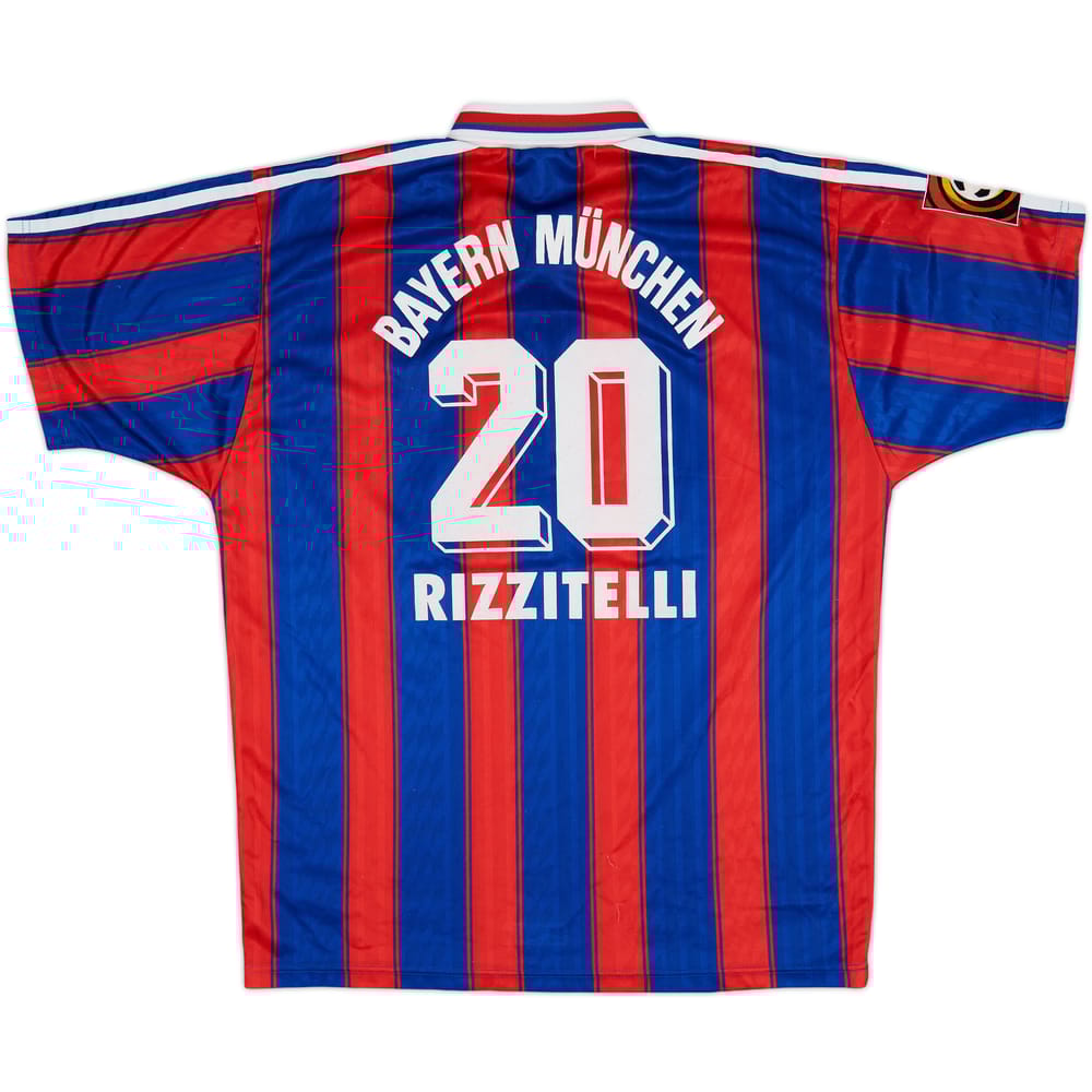 1995-97 Bayern Munich Home Shirt Rizzitelli #20 - 8/10 - (L)