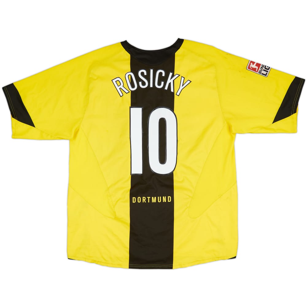 2005-06 Borussia Dortmund Home Shirt Rosicky #10 - 4/10 - (XL)