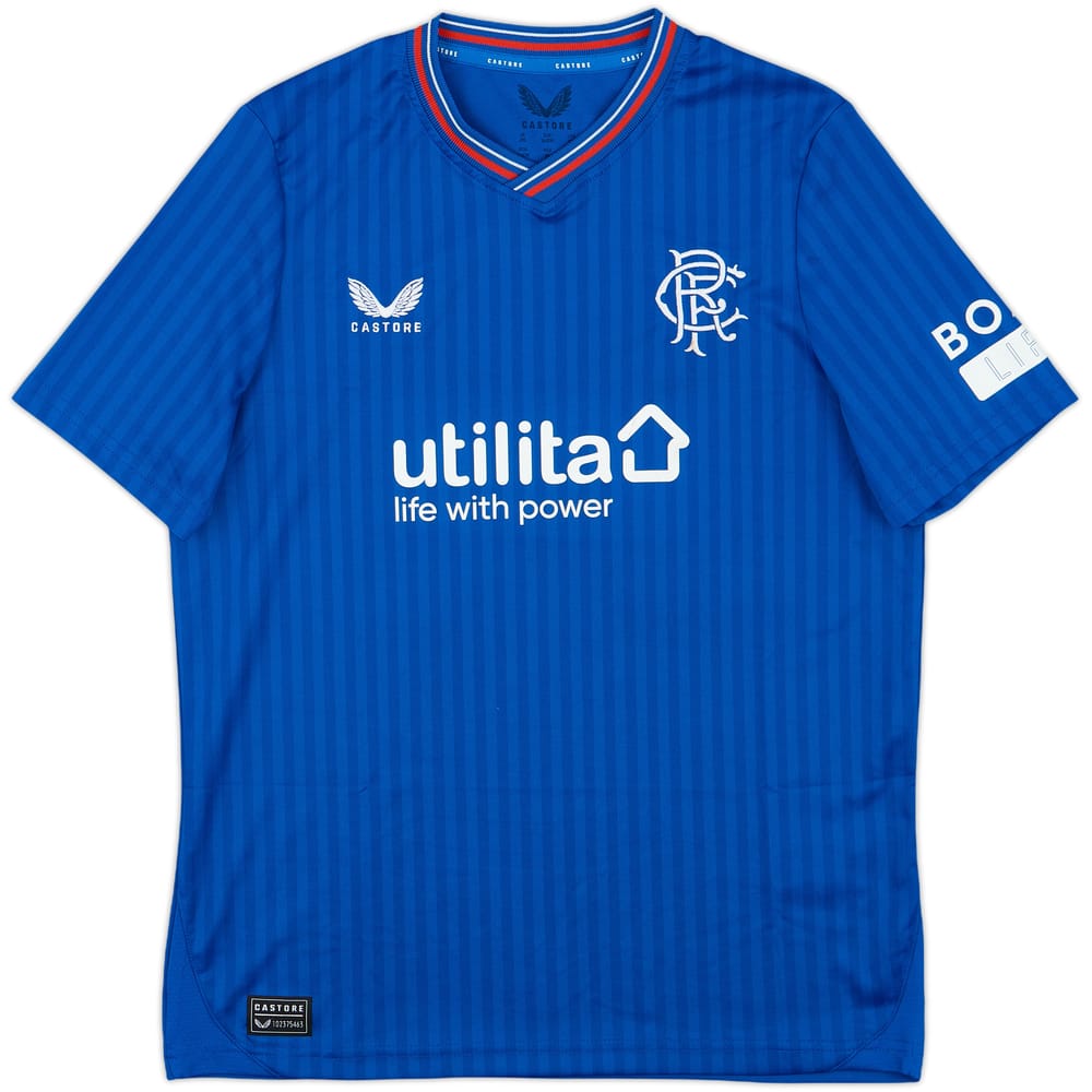 2023-24 Rangers Home Shirt - 8/10 - (XL.Boys)