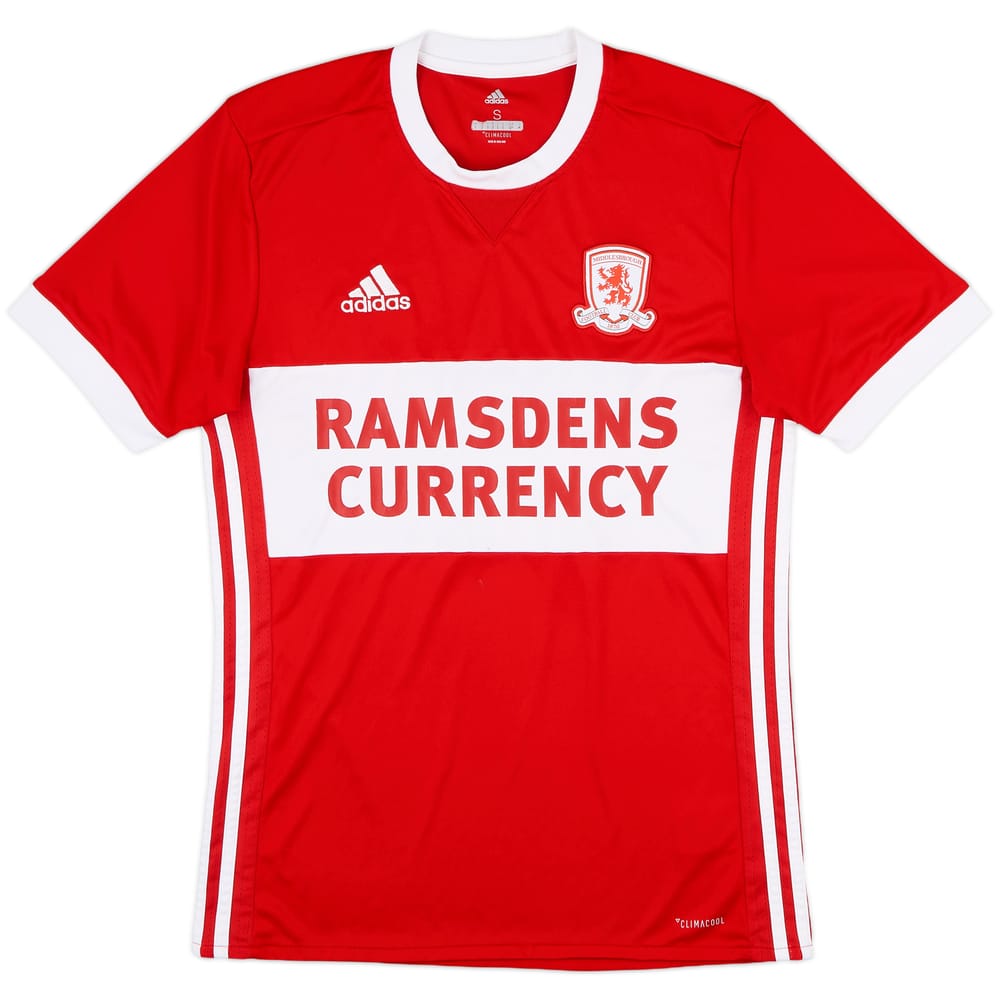 2017-18 Middlesbrough Home Shirt - 7/10 - (S)