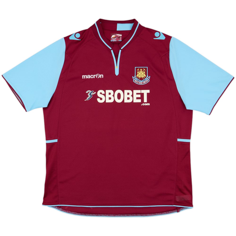 2012-13 West Ham Home Shirt - 8/10 - (XL.Boys)