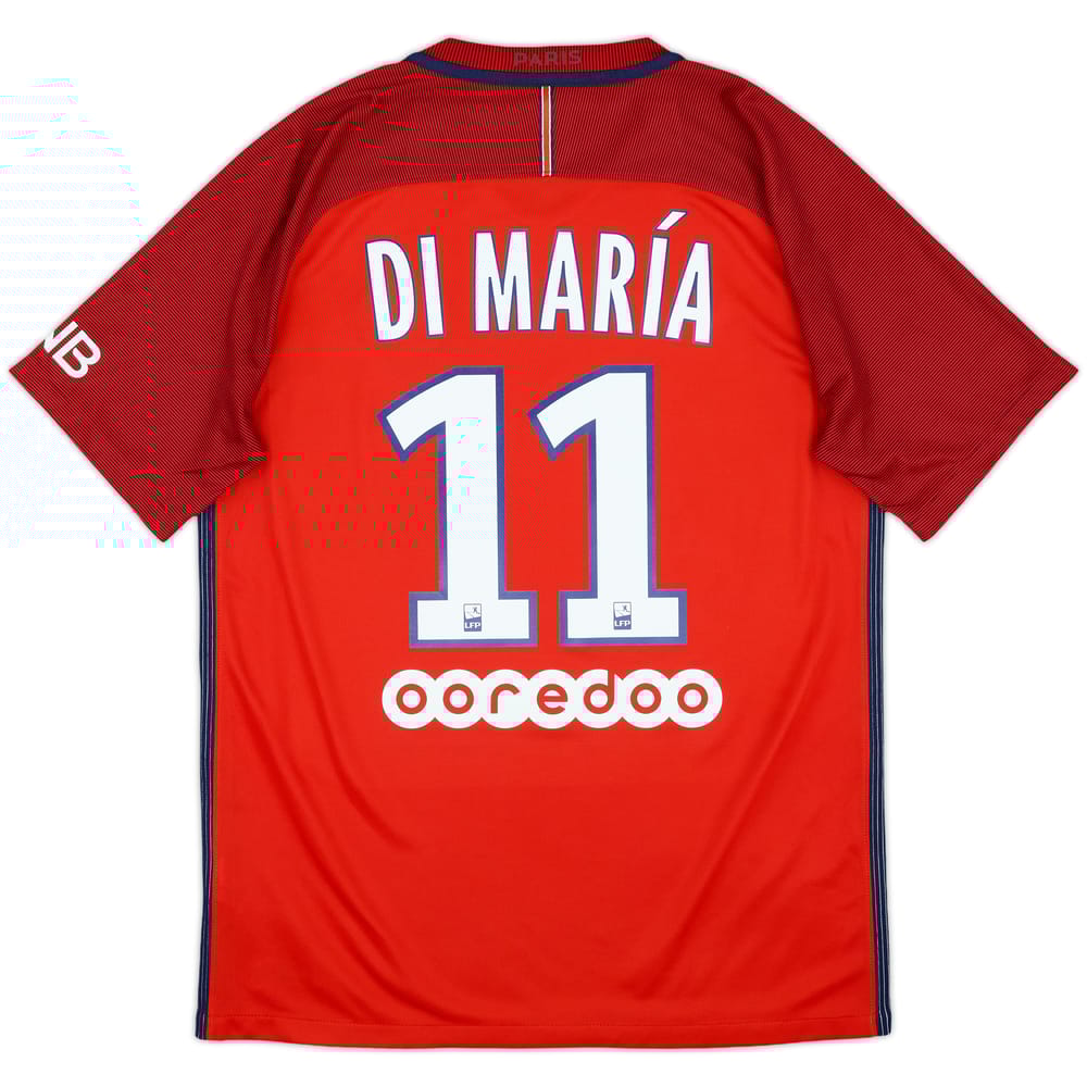 2016-17 Paris Saint-Germain Away Shirt Di Maria #11 - 8/10 - (M)