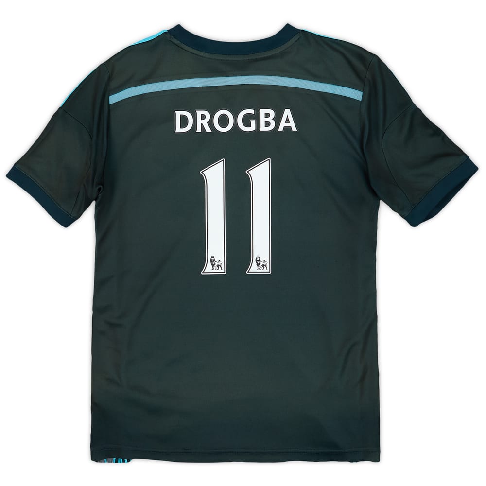 2014-15 Chelsea Third Shirt Drogba #11 - 8/10 - (L.Boys)