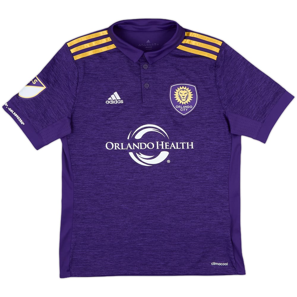 2016 Orlando City Home Shirt - 10/10 - (L.Boys)