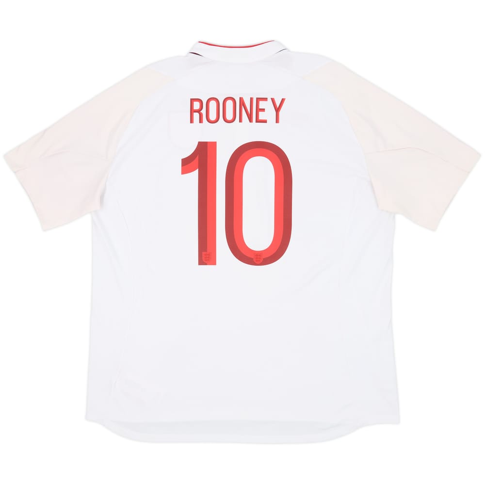 2012-13 England Home Shirt Rooney #10 - 6/10 - (XXL)