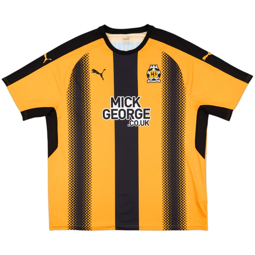 2017-18 Cambridge United Home Shirt - 9/10 - (3XL)