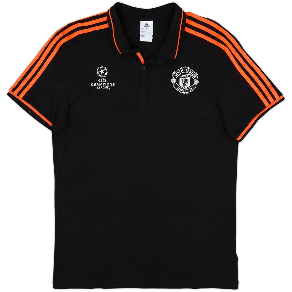 2015-16 Manchester United Champions League adidas Polo Shirt - 10/10 - (L)