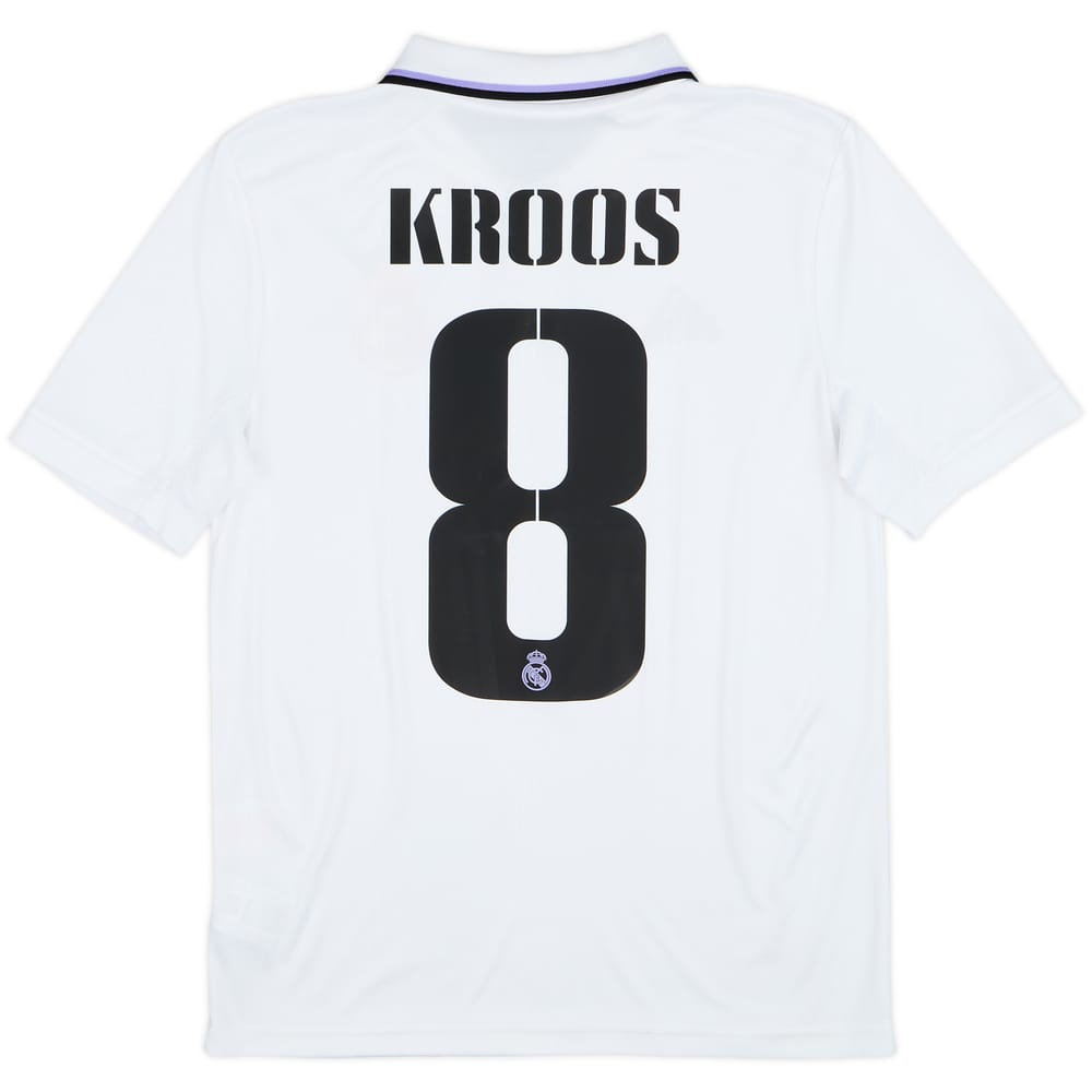2022-23 Real Madrid Home Shirt Kroos #8 - 9/10 - (L.Boys)