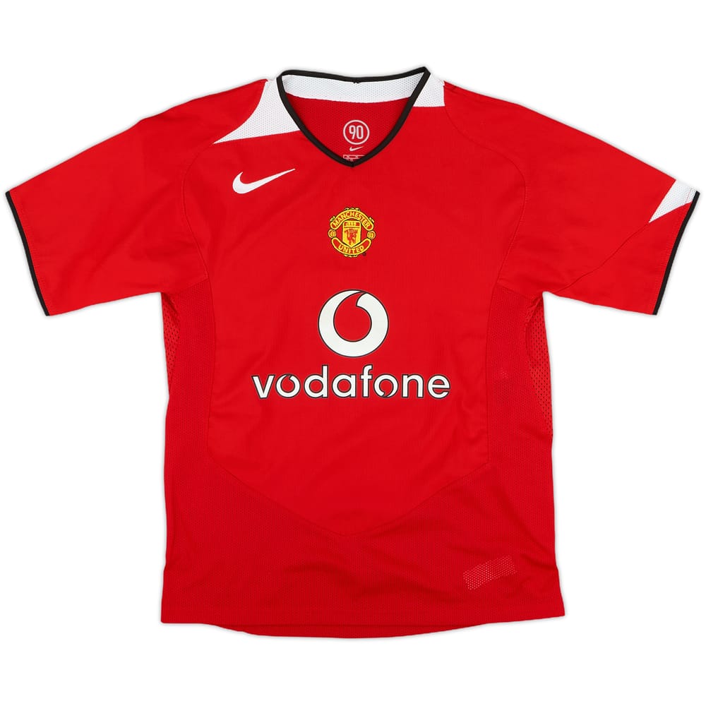 2004-06 Manchester United Home Shirt - 9/10 - (M.Boys)
