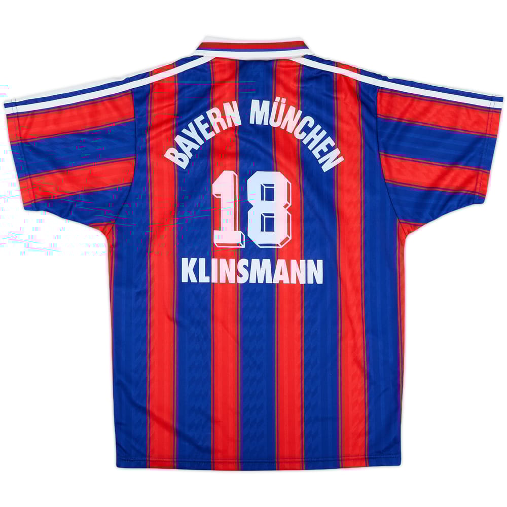 1995-97 Bayern Munich Home Shirt Klinsmann #18 - 9/10 - (S)