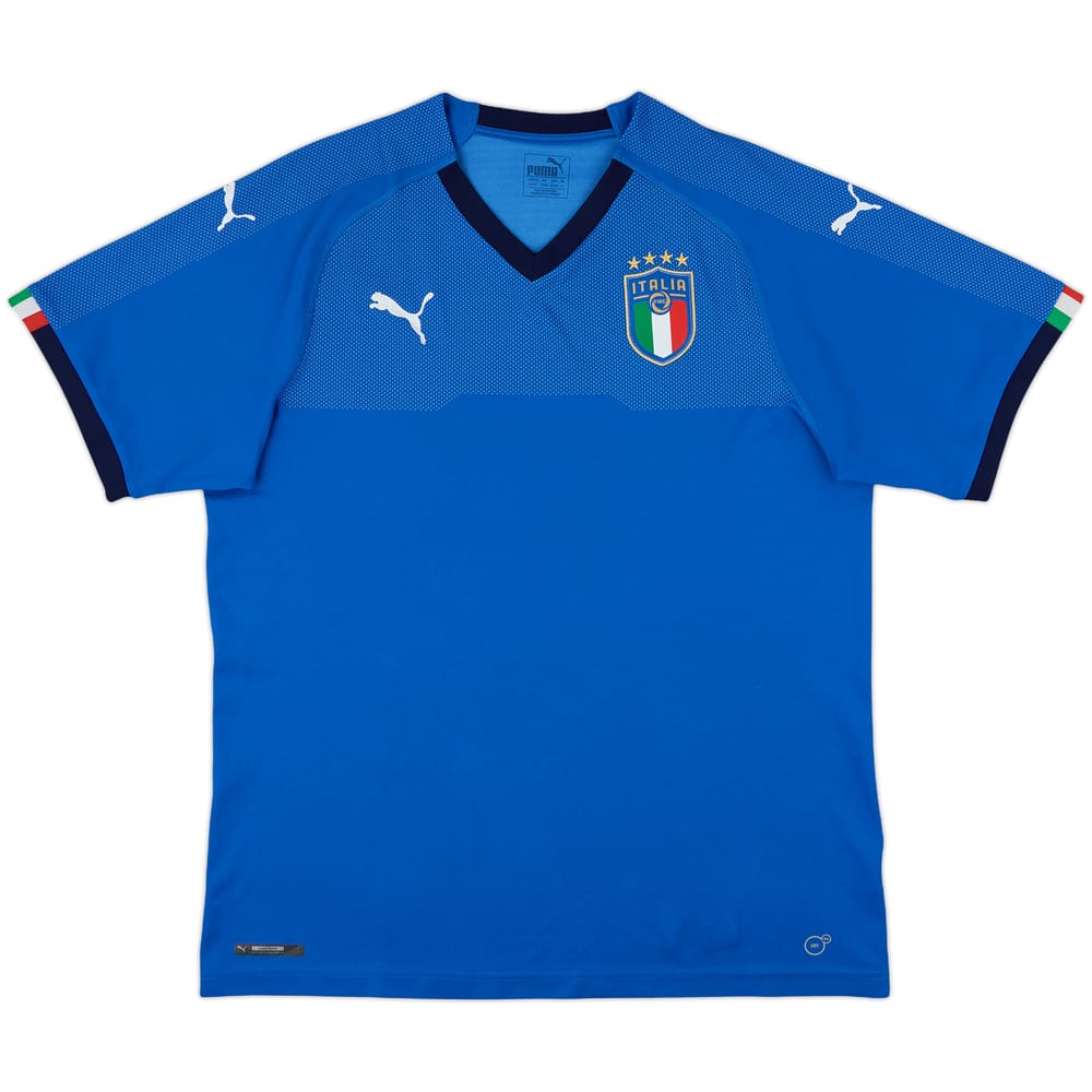 2018-19 Italy Home Shirt - 8/10 - (XL)