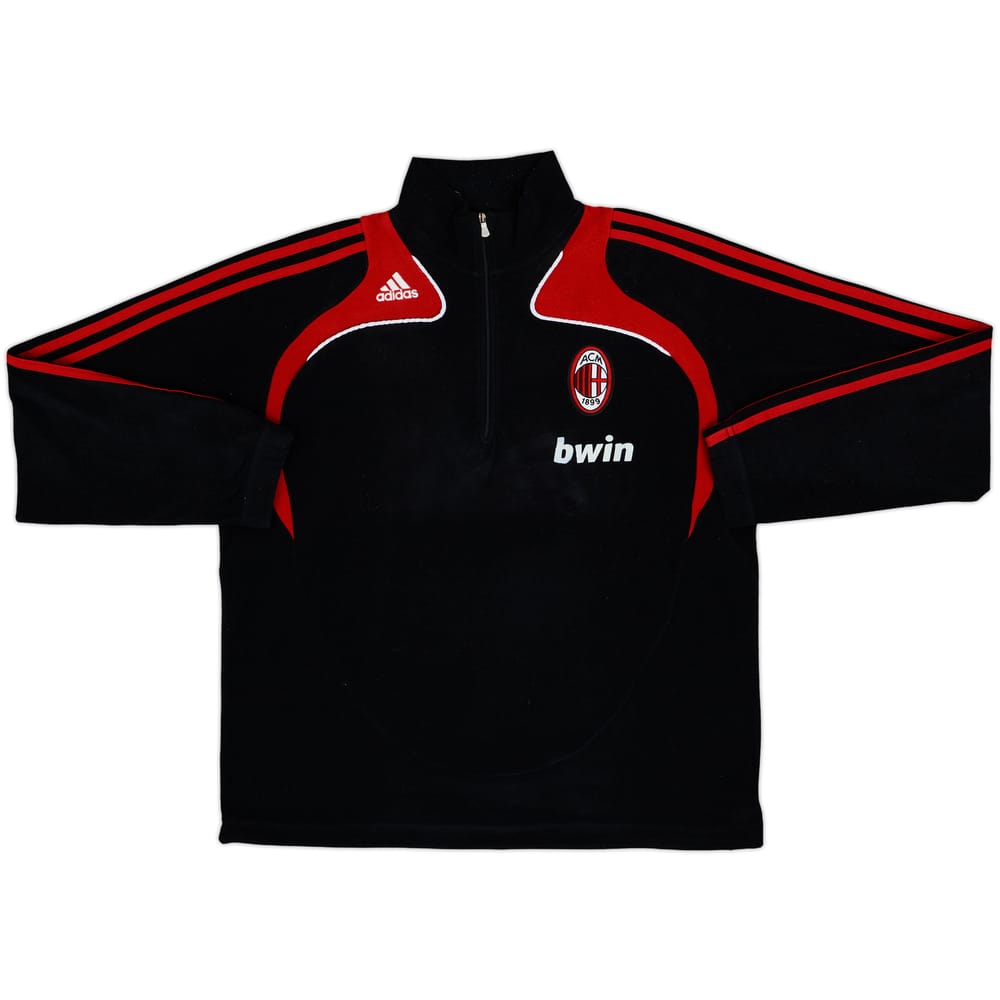 2008-09 AC Milan adidas 1/4 Zip Fleece Top - 5/10 - (M/L)