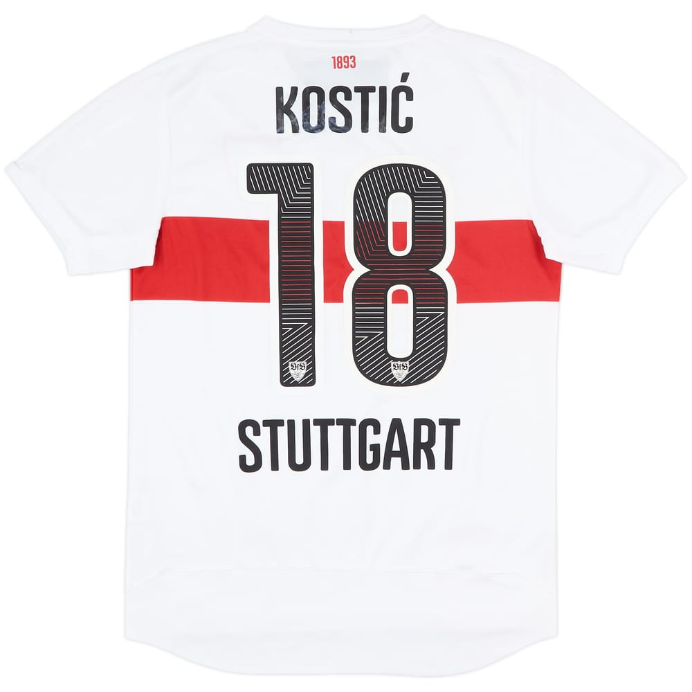 2015- 16 Stuttgart Home Shirt Kostic #18 - 6/10 - (M)