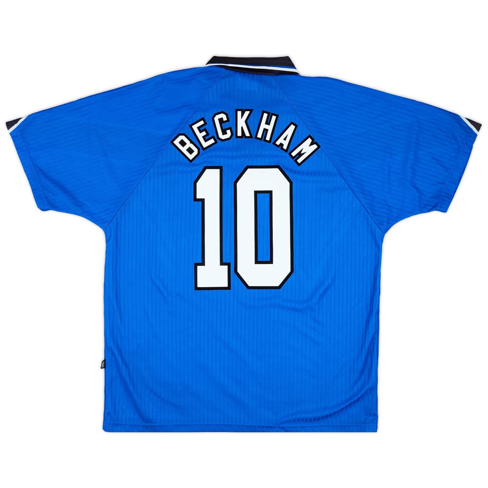 1996-98 Manchester United Third Shirt Beckham #10 - 9/10 - (XL)
