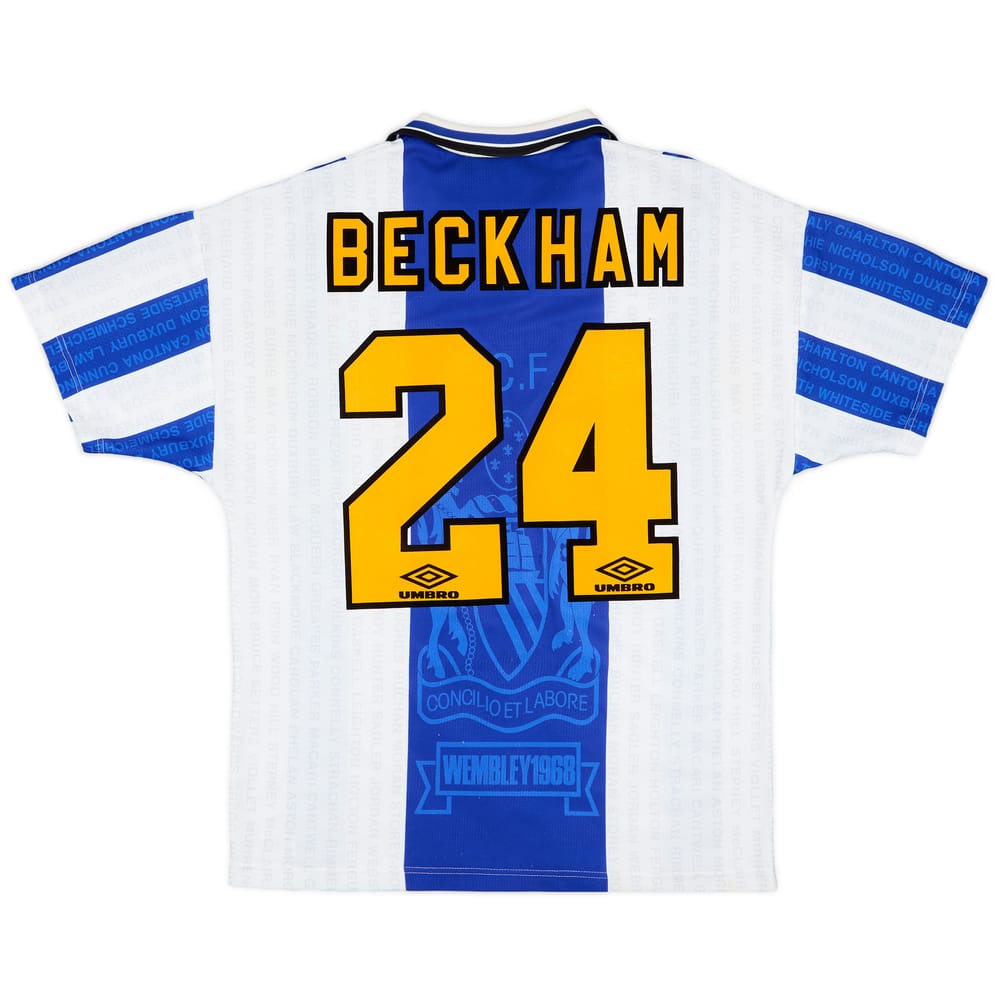 1994-96 Manchester United Third Shirt Beckham #24 - 8/10 - (M)