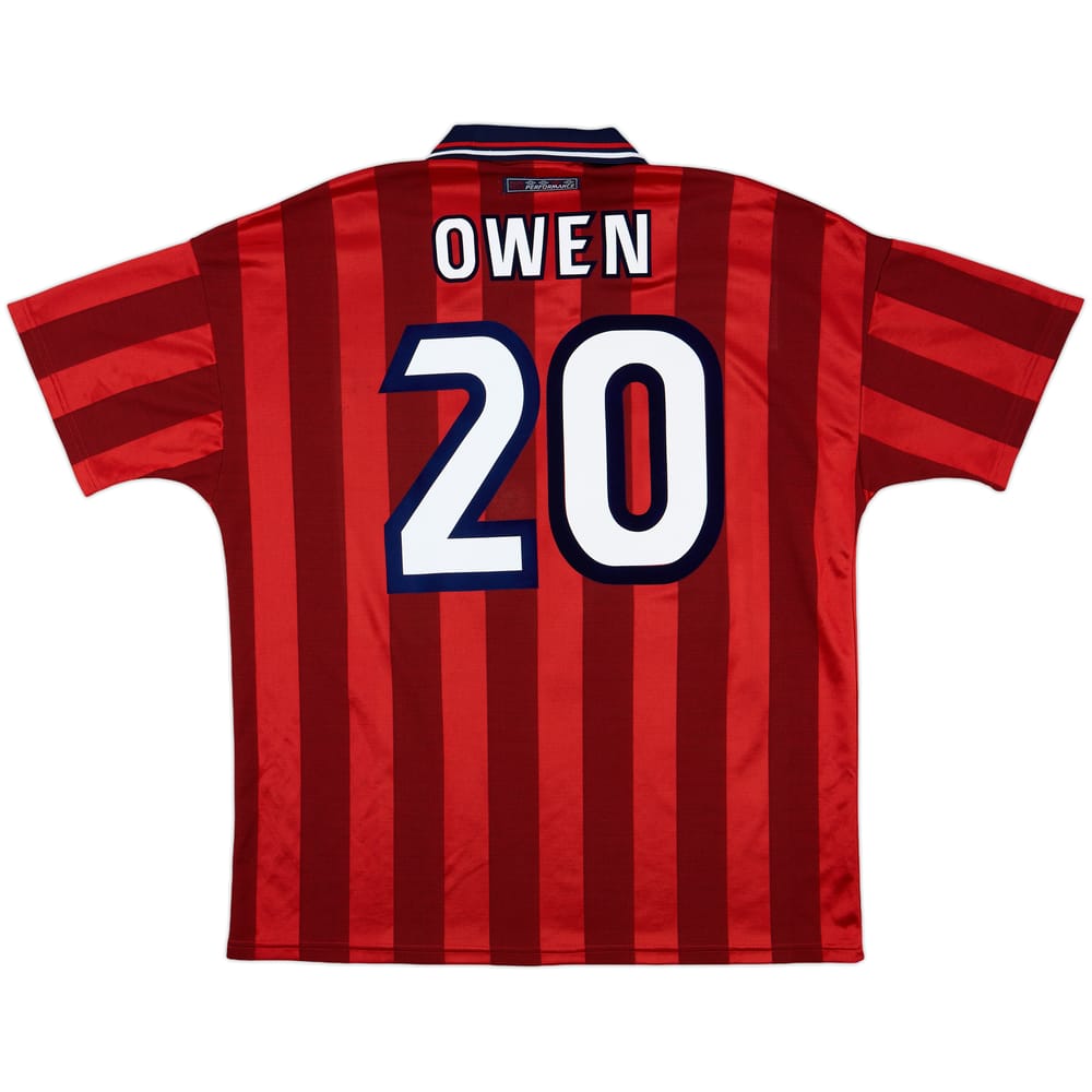 1997-99 England Away Shirt Owen #20 - 8/10 - (XL)