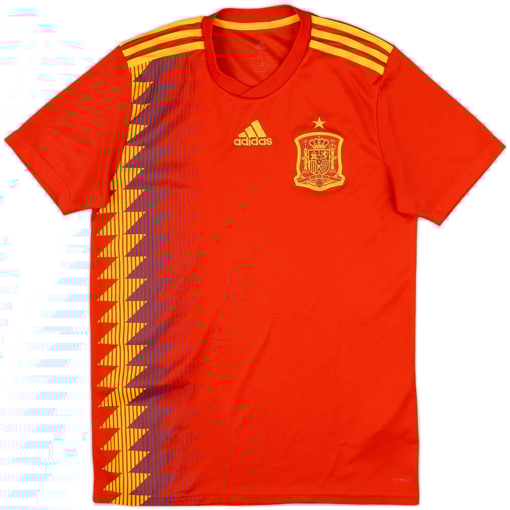 2018-19 Spain Home Shirt - 8/10 - (S)