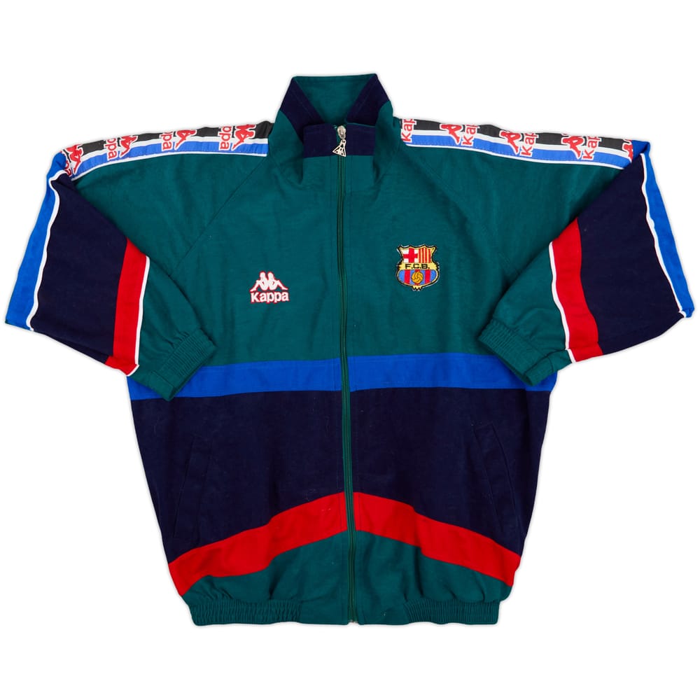 1995-97 Barcelona Kappa Track Jacket - 5/10 - (XL)