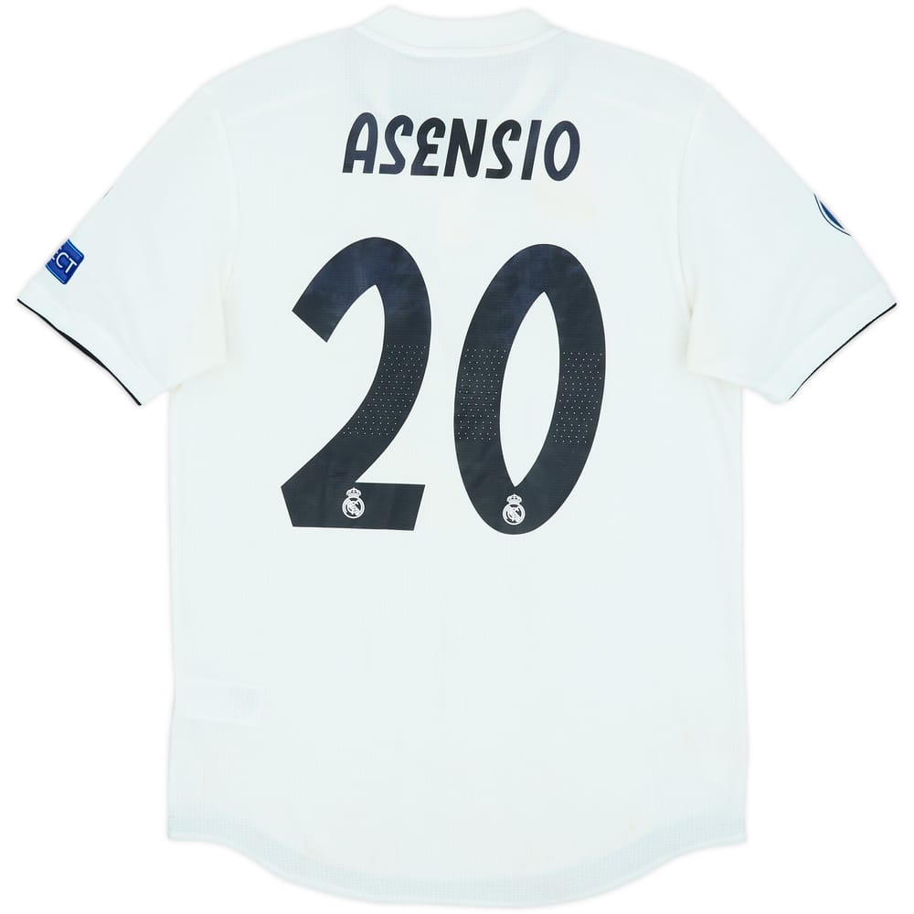 2018-19 Real Madrid Authentic Home Shirt Asensio #20 - 5/10 - (M)
