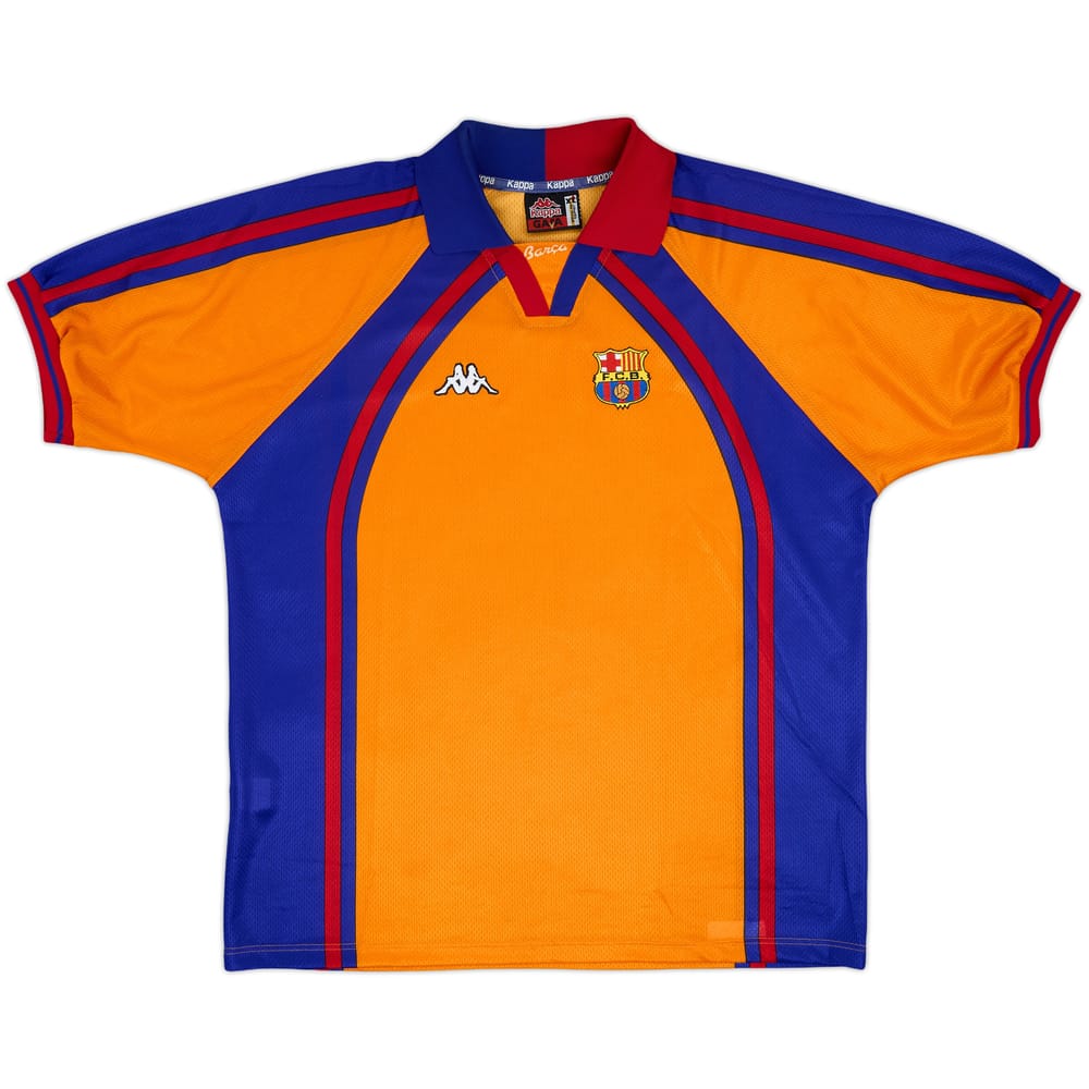1997-98 Barcelona European Away Shirt - 9/10 - (XL)
