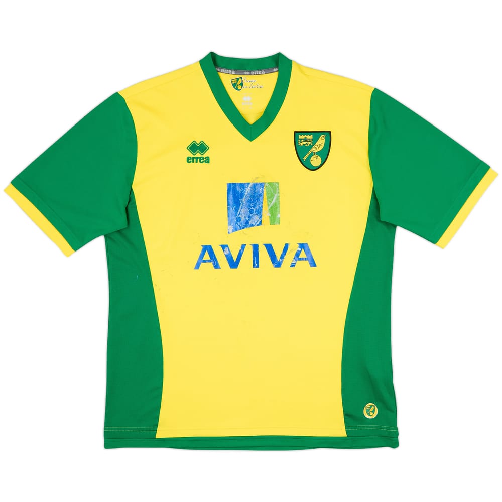 2013-14 Norwich Home Shirt - 4/10 - (XL)