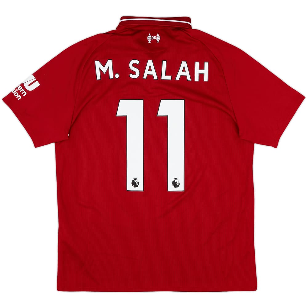 2018-19 Liverpool Home Shirt M.Salah #11 - 9/10 - (S)