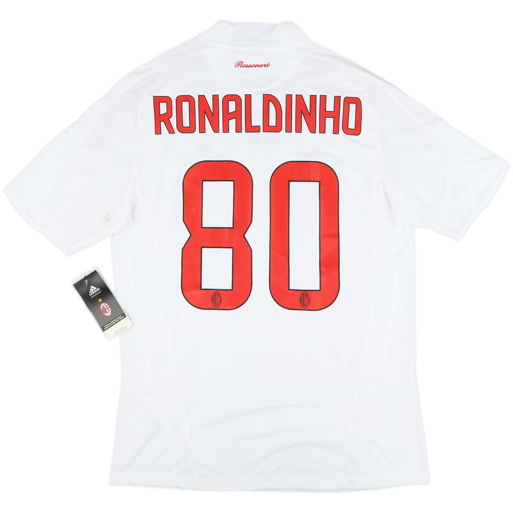 2008-09 AC Milan Away Shirt Ronaldinho #80 (M)