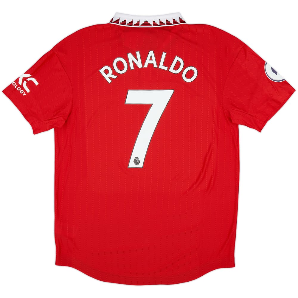 2022-23 Manchester United Authentic Home Shirt Ronaldo #7 (L)