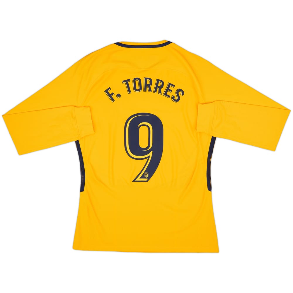 2017-18 Atletico Madrid Player Issue Away L/S Shirt F.Torres #9 (L)