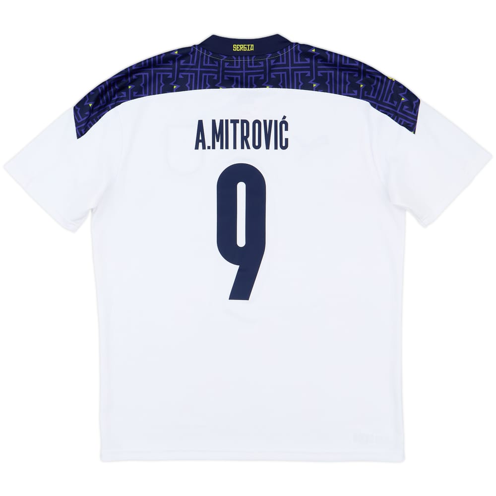 2020-21 Serbia Away Shirt A.Mitrovic #9 - 9/10 - (M)