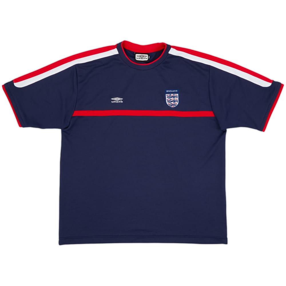 2000-02 England Umbro Training Shirt - 9/10 - (XXL)
