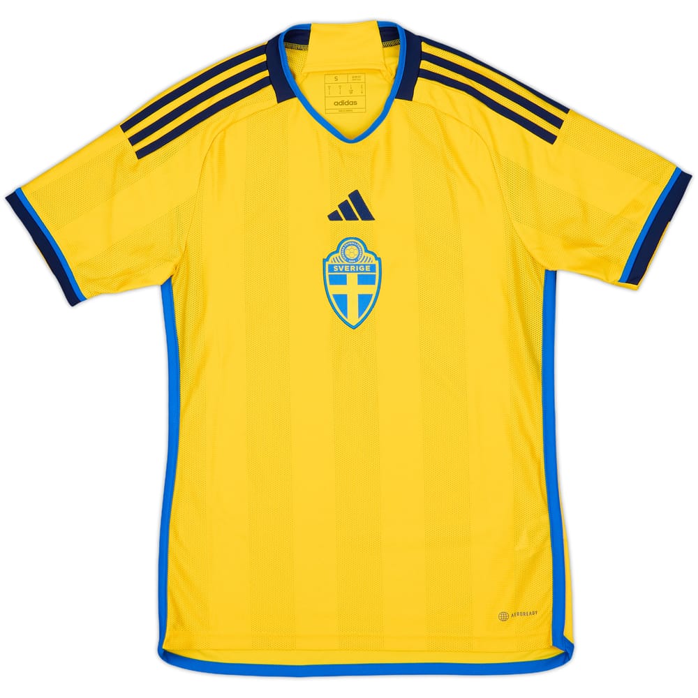 2022-23 Sweden Home Shirt - 10/10 - (S)