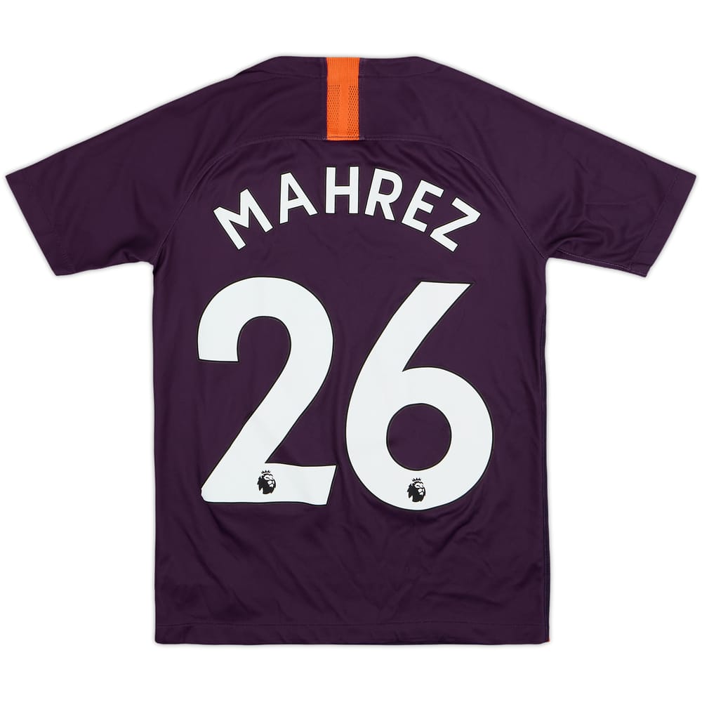 2018-19 Manchester City Third Shirt Mahrez #26 - 7/10 - (M.Boys)