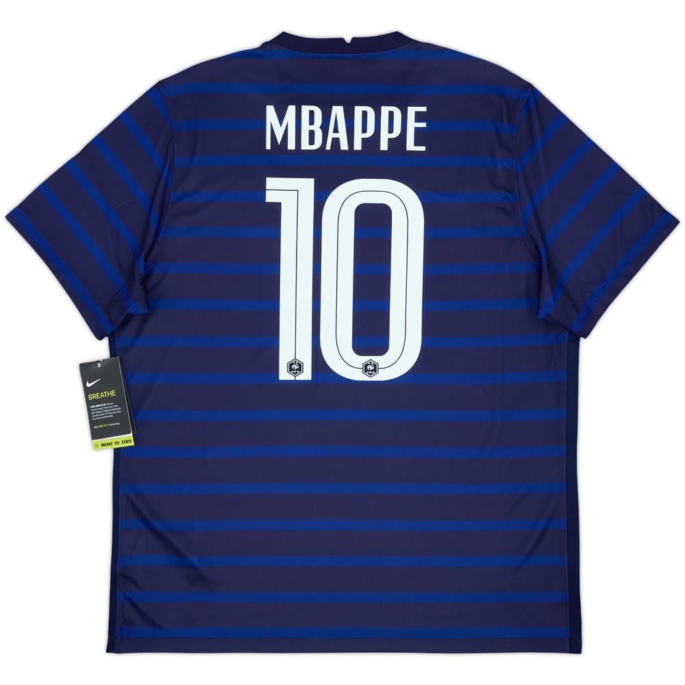 2020-21 France Home Shirt Mbappe #10 (XL)
