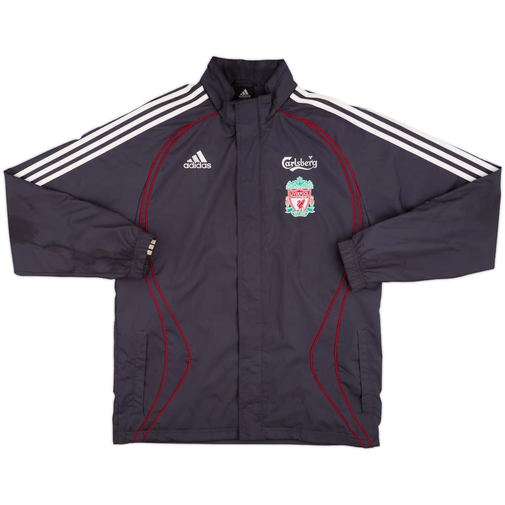 2006-07 Liverpool adidas Hooded Rain Jacket - 7/10 - (S)