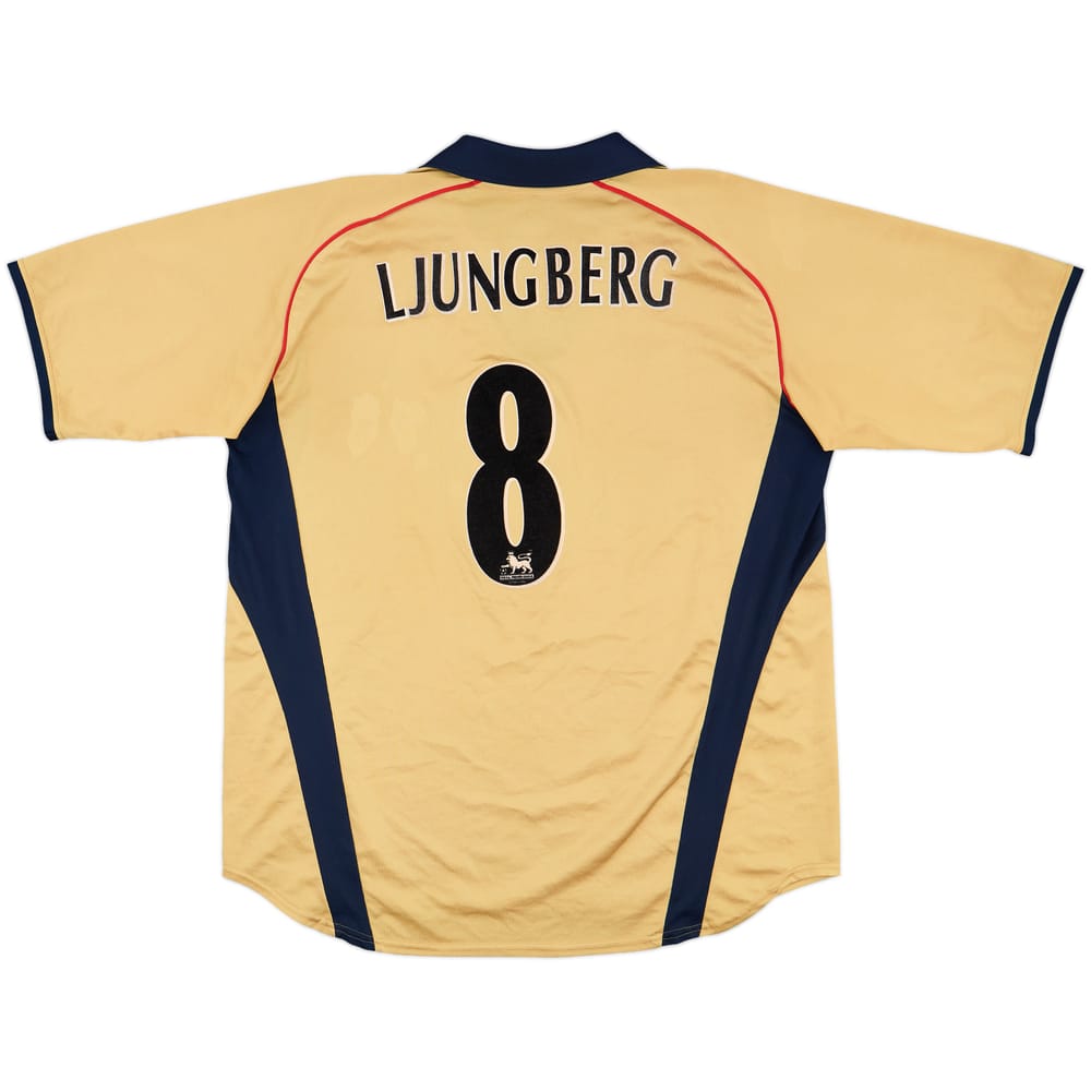 2001-02 Arsenal Away Shirt Ljungberg #8 - 6/10 - (XL)