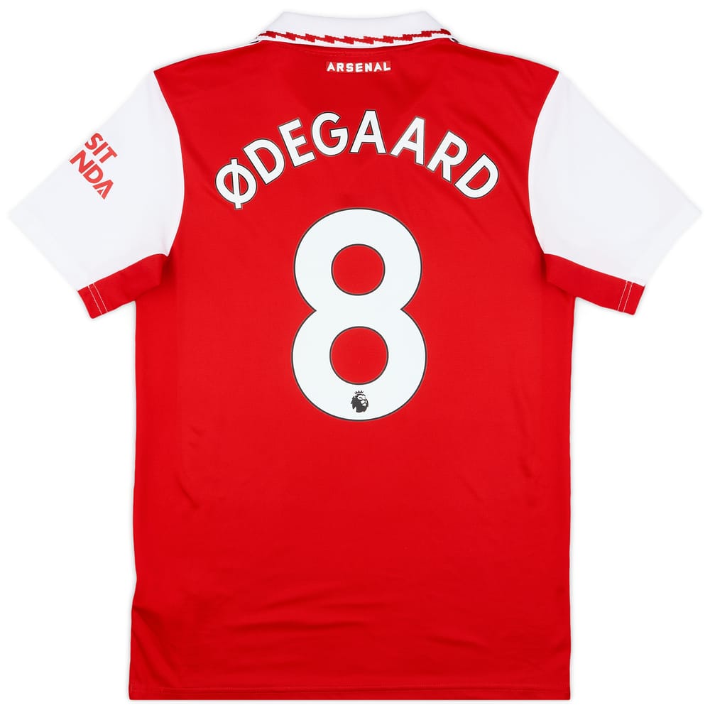 2022-23 Arsenal Home Shirt Odegaard #8