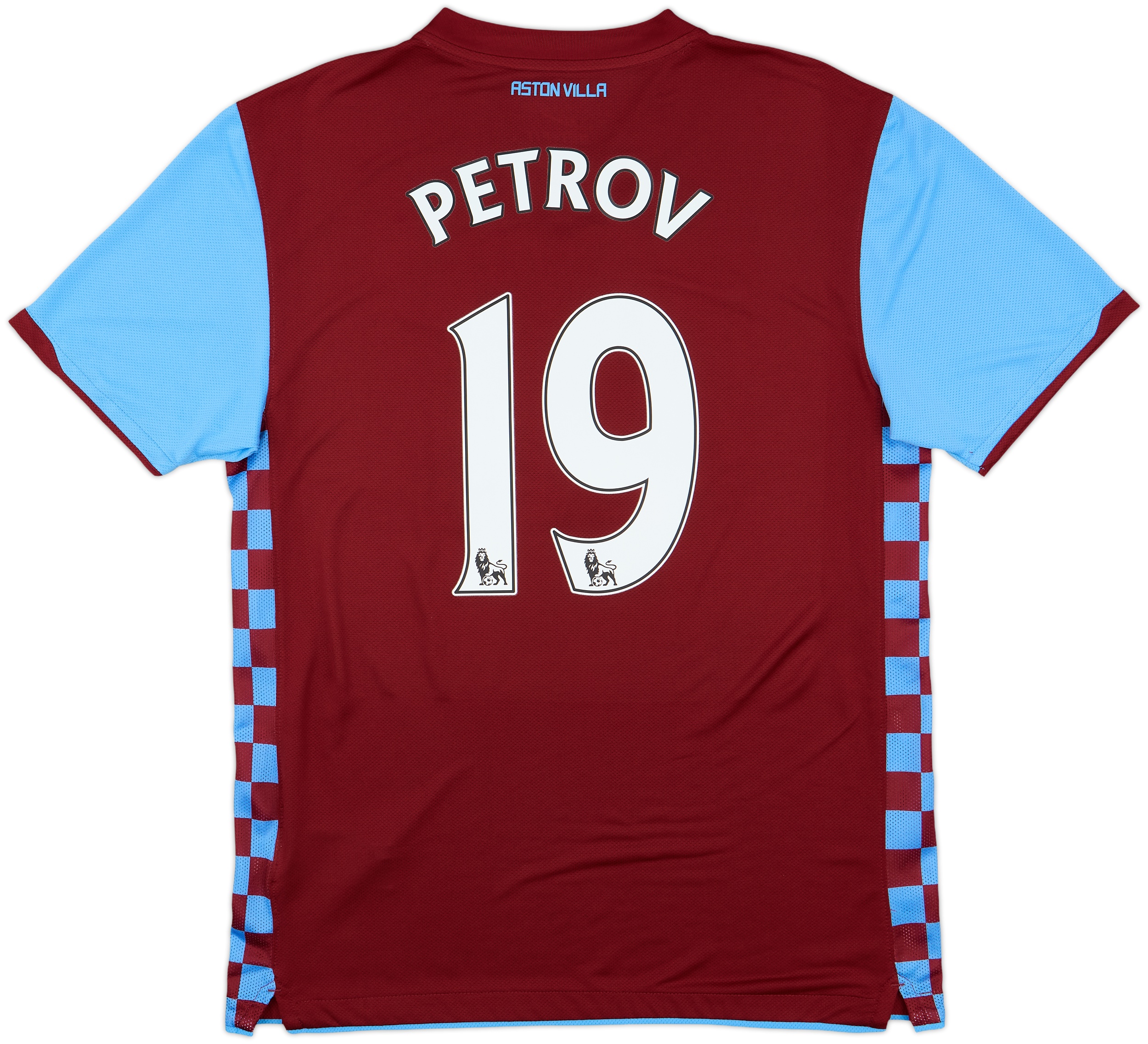 2010-11 Aston Villa Home Shirt Petrov #19 - 9/10 - (L)