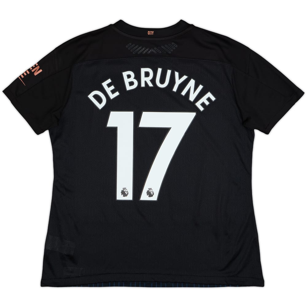 2020-21 Manchester City Authentic Away Shirt De Bruyne #17 - 10/10 - (Women's XL)