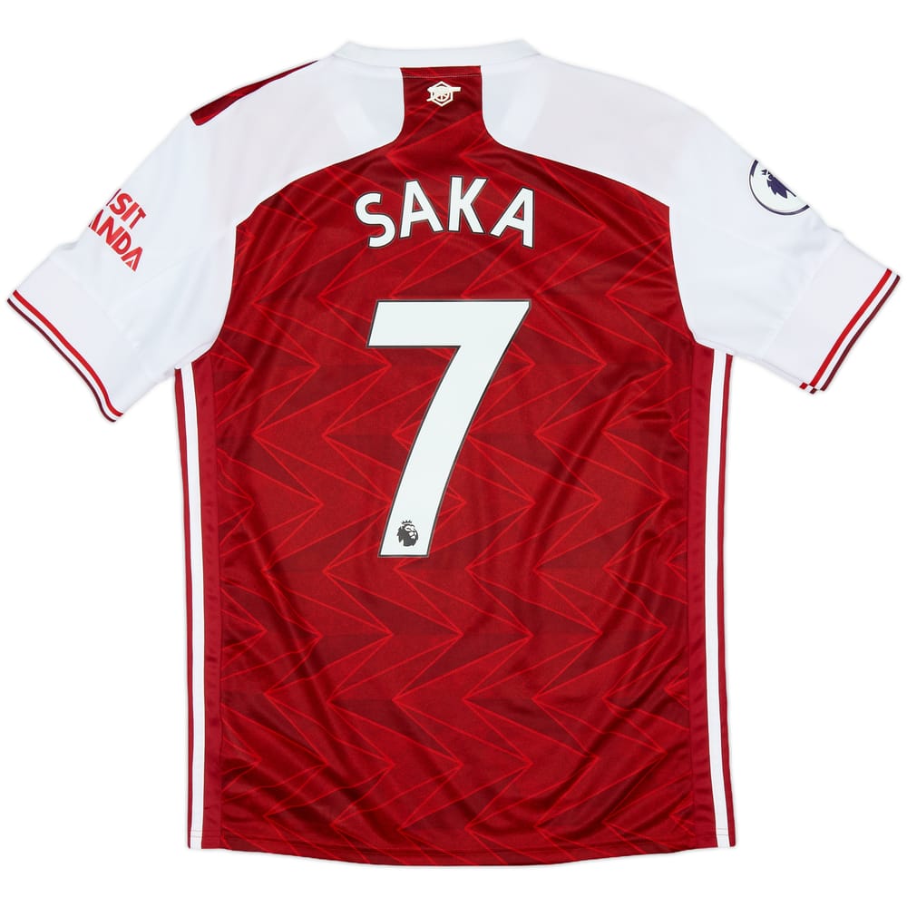 2020-21 Arsenal Home Shirt Saka #7 - 9/10 - (M)