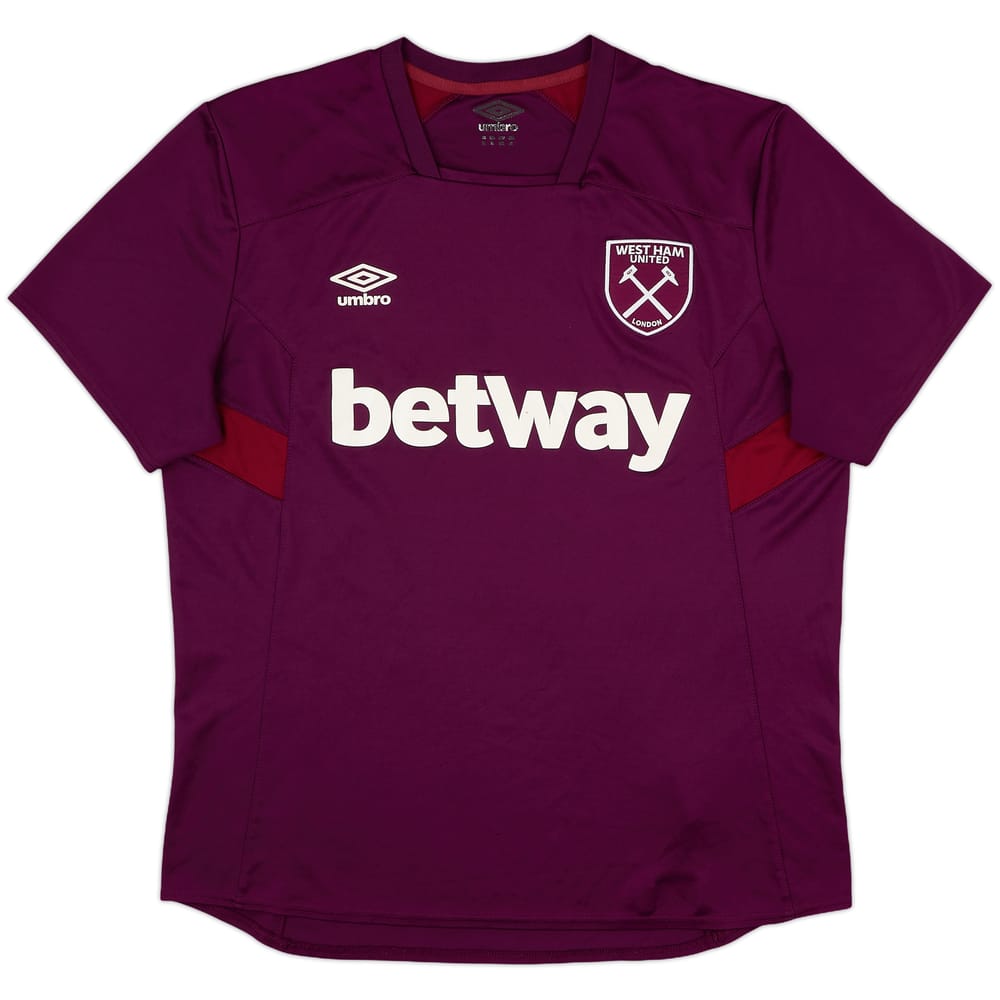 2019-20 West Ham Umbro Training Shirt - 9/10 - (XL)
