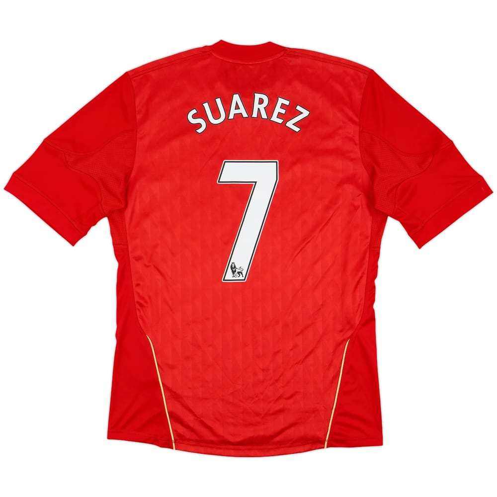 2010-12 Liverpool Home Shirt Suarez #7 - 8/10 - (M)