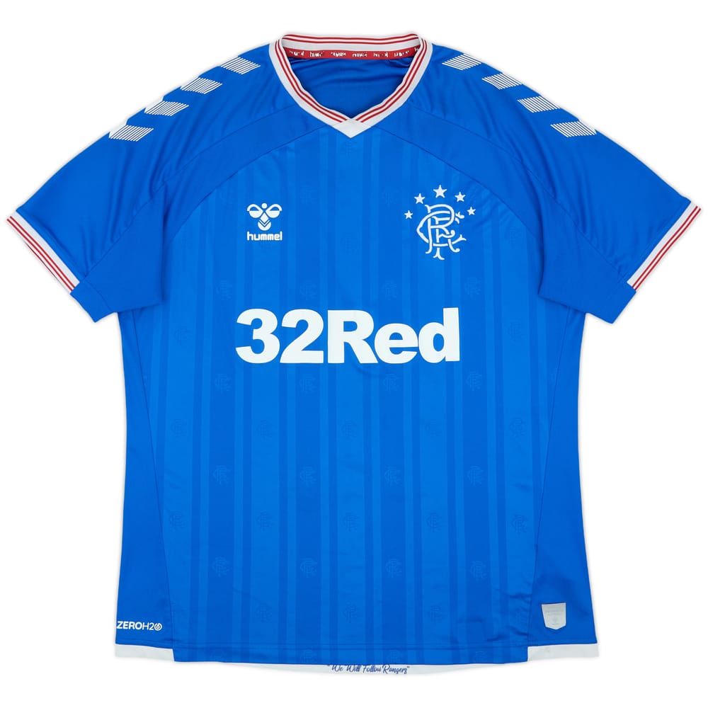 2019-20 Rangers Home Shirt - 7/10 - (XL)
