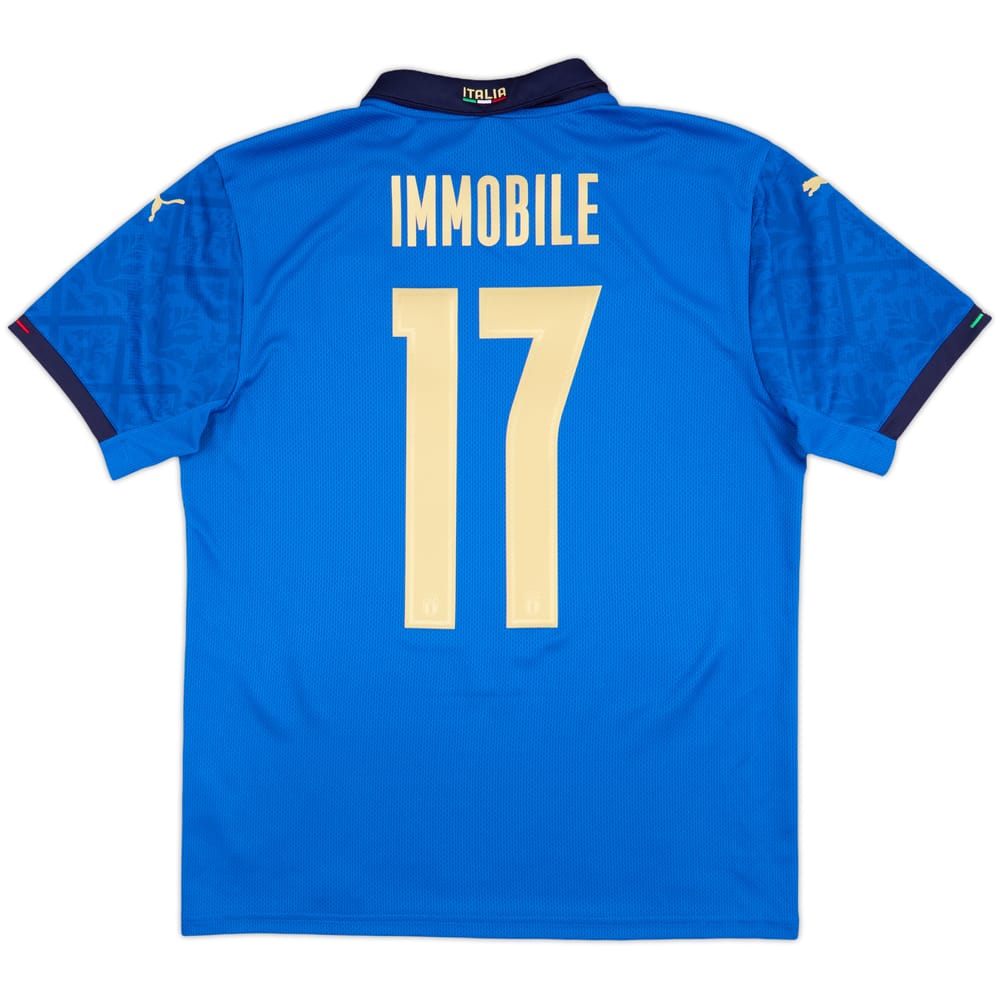 2020-21 Italy Home Shirt Immobile #17 - 10/10 - (M)
