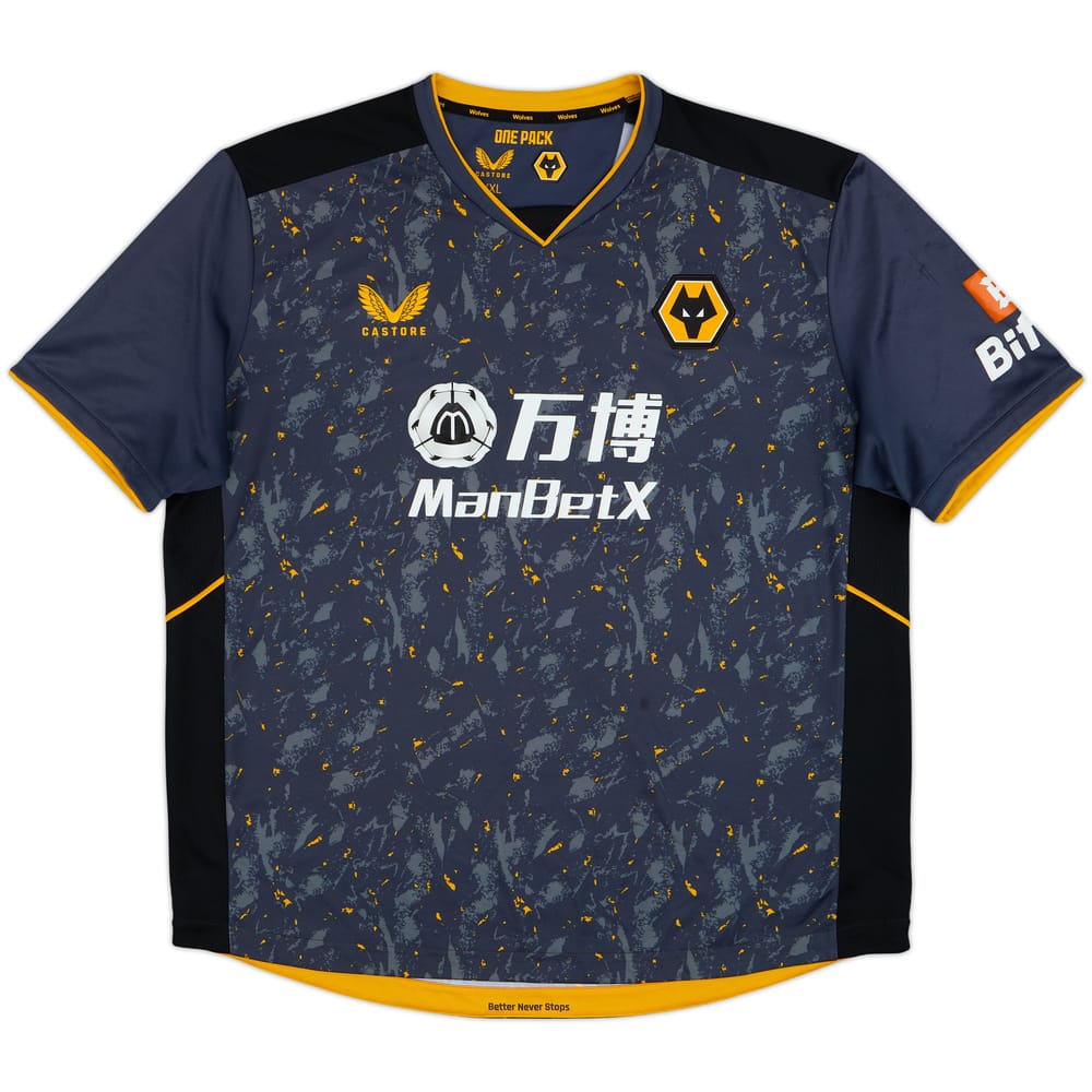 2021-22 Wolves Away Shirt - 9/10 - (XXL)